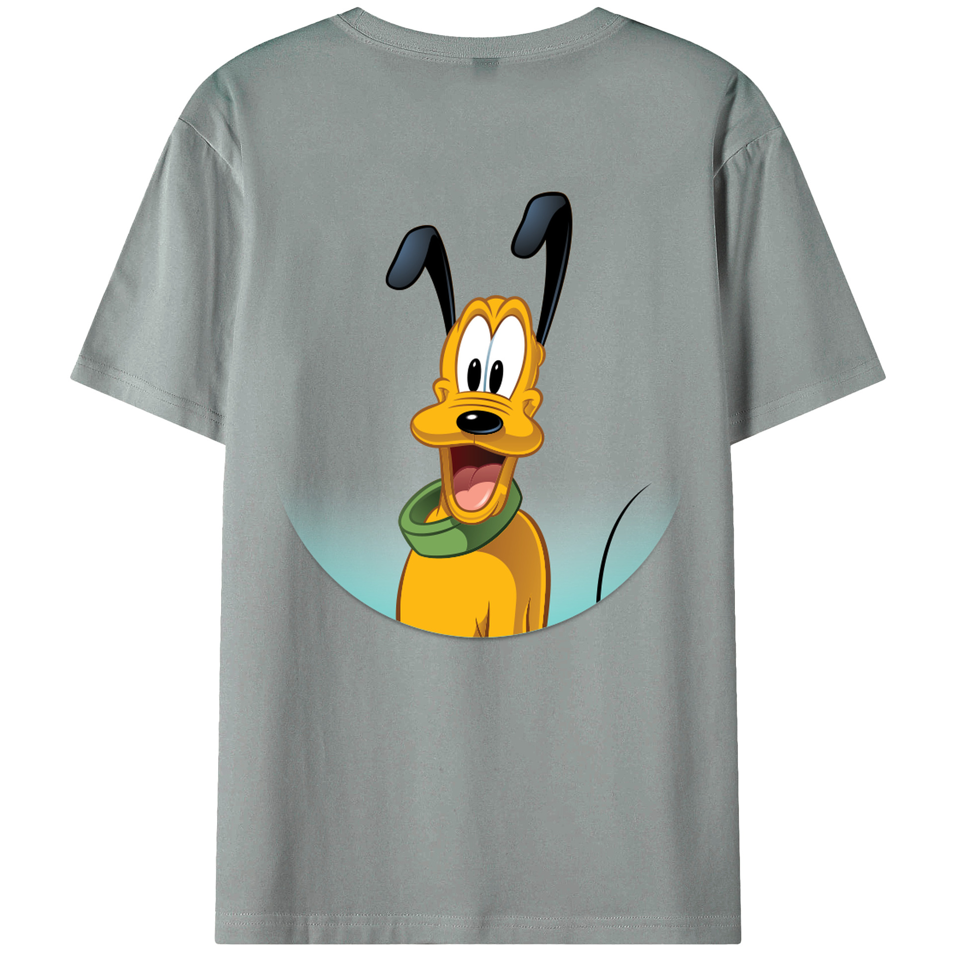ミッキーマウス Mickey Mouse 綿100％ メンズ半袖Tシャツ（バックプリント） 通気性